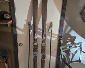 Wooden Carroll Skis