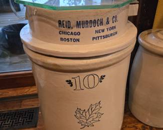 Western Stoneware Company Monmouth, ILL #10 Crock