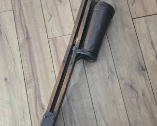 Wooden Hand Crank Seed Spreader