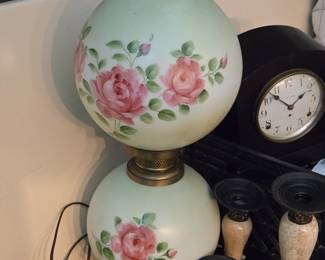 Handpainted Gone With The Wind Lamp