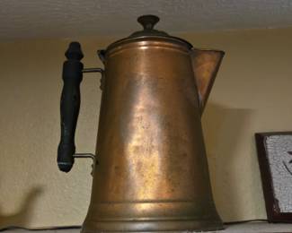 Copper Coffee Pot