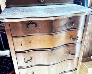 Tiger Oak Dresser