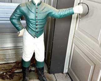 Concrete Lawn Jockey Statue