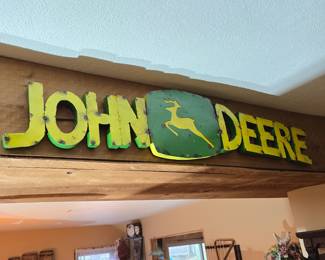 John Deere Metal Art Sign