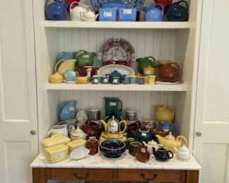 Amazing collection of vintage Hall pottery!