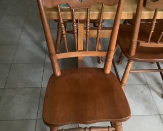 Six  chairs 