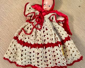 Antique Little Red Riding Hood Nancy Ann(?) Story Book Doll