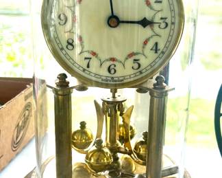 Antique Germany JAHRESUHREN FABRIK Anniversary Pendulum Clock