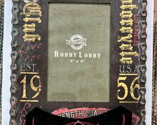 Motorcycle Picture Frame