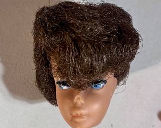 Vintage Brunette Barbie Bubblehead Head Only