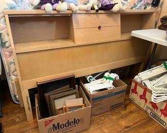 MCM Blonde Headboard Full Bed