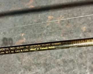 Daiwa Eliminator -Graphite model 
No EL941 6’ pick up medium heavy 
A1 5858B