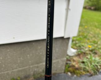 Abu Garcia CB graphite Series CBC601M 6’ Medium Action , 5600CB Reel
