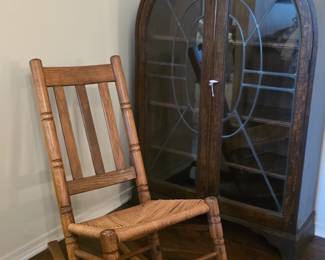 mama estate sale rocker cabinet