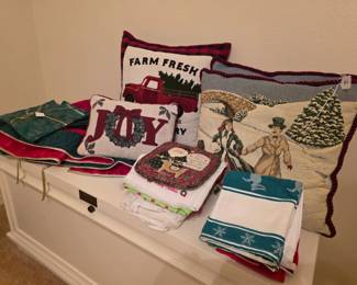 mama estate sale pillows