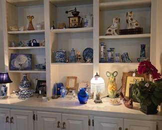 mama estate sale shelves