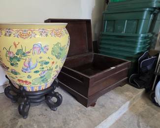huge Asian planter