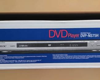 DVD player in box