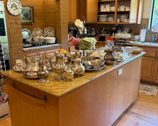 Packed kitchen