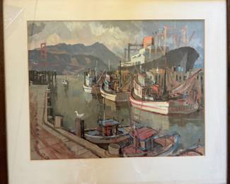 Fisherman’s Warf by by Louis Macouillard