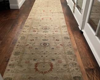 Antique hand knotted Persian rug