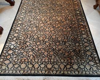 Oriental hand knotted rug