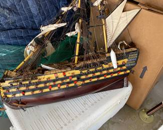 This vintage boat needs some love!