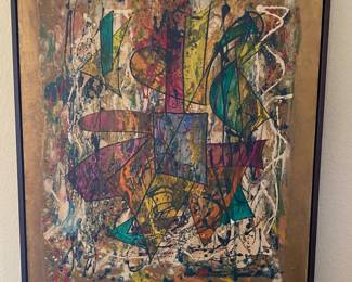 Oil painting by Joseph Meierhans (1890-1981)