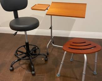 MCM Danish teak Adjustable Tray Table.