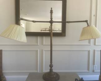 Galerie Des Lampes Brass Articulated University Table lamp