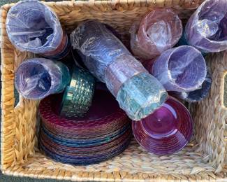outdoor plastic dishes