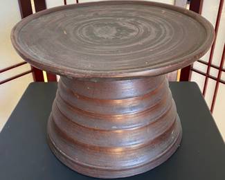 Rare antique Korean wooden serving or presentation table