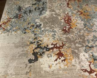 Contemporary colorful rug