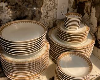 Limoge Porcelain Set of Dishes