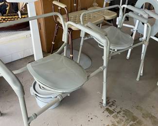 Lots of Adult Shower and Toilet Chairs