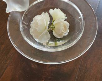 Lalique bird bath bowl.