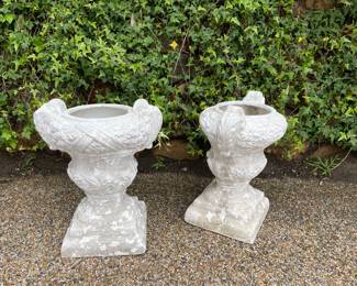 Awesome White Urns Planters