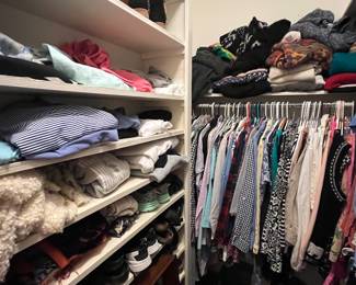 Women’s clothing and some men’s.