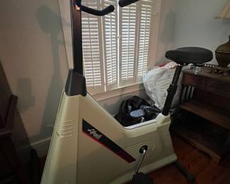 Stationary bike.