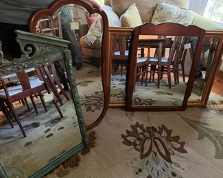 Lots of beautiful mirrors throughout the home.