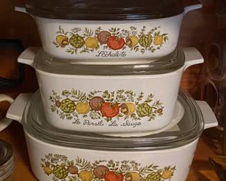 Corningware Spice of Life Covered Casseroles