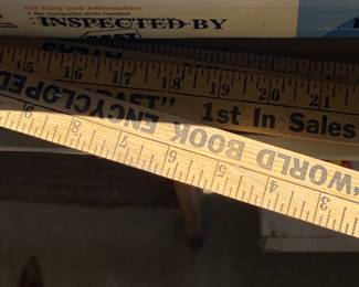 Folding World Book Yardstick