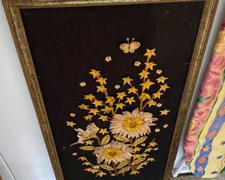 Vintage Framed Crochet Work