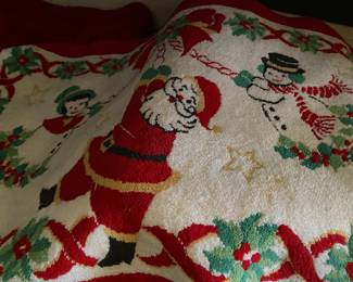 Vintage Christmas Mat