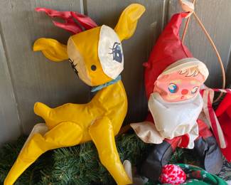 Vintage Blow-up Christmas