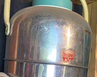 Vintage Chrome Thermos Jug