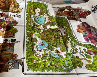 Vintage Opryland Map