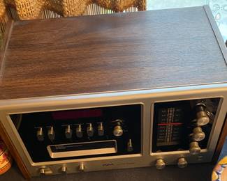 Mid-century IMA Stereo, 8 Track Player and Alarm Clock
