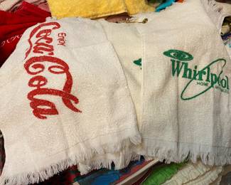 Coca Cola and Whirlpool Golf Towels