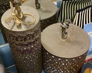 Vintage Bathroom Storage Containers